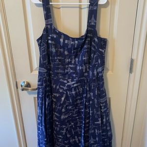 Plus size Airplane print dress!